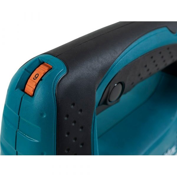 Лобзик Makita врук,450Вт,500-3100обм,ход-18мм,рез-65мм, 1.9кг,кор,маятн, стальная подошва — изображение 9
