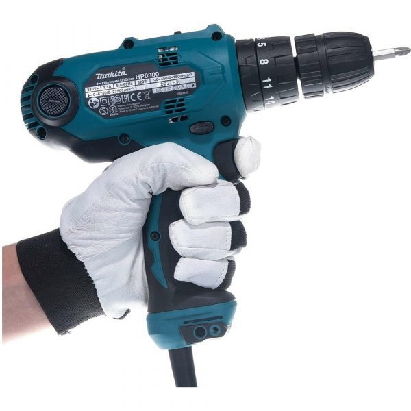 Дрель-шуруповерт ударная Makita 320Вт, БЗП-10мм, 0-1500обм — изображение 10