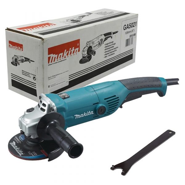 УШМ Makita ф125мм,1050Вт,11000обм,2.3кг,кор,муфта SJS,фикс вкл-ля,шлиф диск — изображение 11