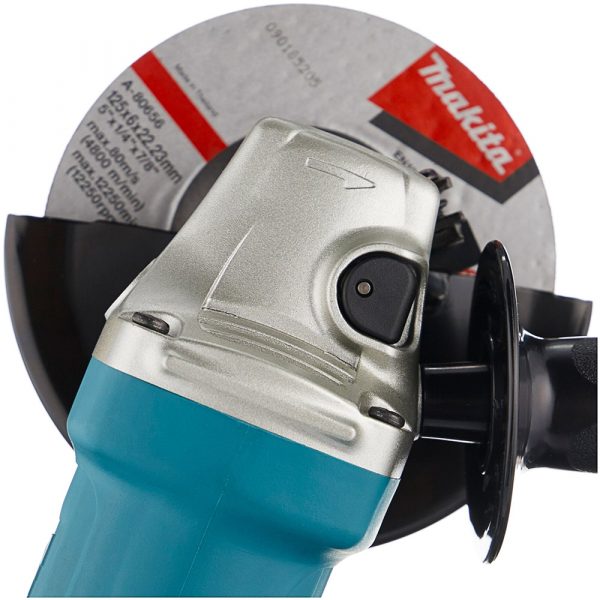 УШМ Makita, ф125мм,720Вт,11000обм,1.9кг,кор,Курковый Выключатель, шлиф диск — изображение 14