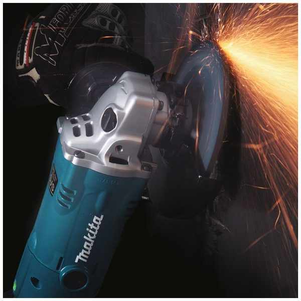 УШМ Makita ф125мм,1050Вт,11000обм,2.3кг,кор,муфта SJS,фикс вкл-ля,шлиф диск — изображение 13