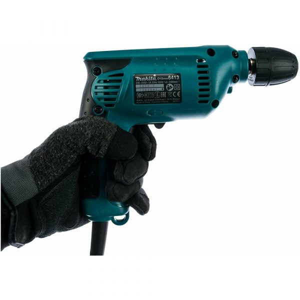 Makita Дрель,450Вт,БЗП-10мм,0-3000обм,1.2кг,кор — изображение 14