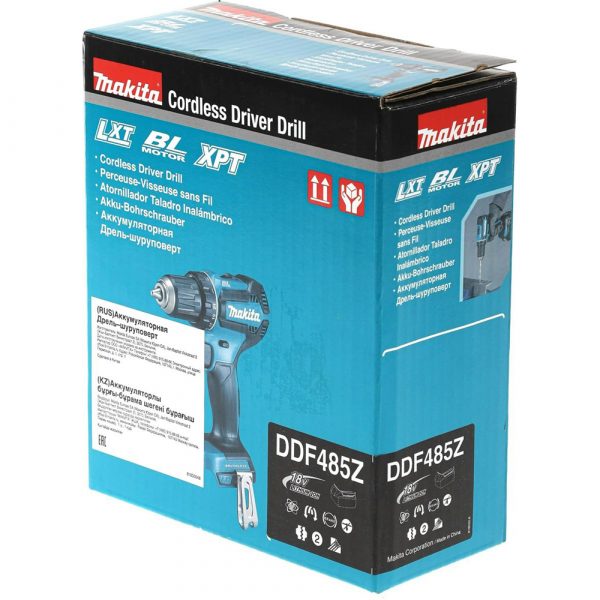 Дрель Makita  ак бщет,18В,Li-ion,БЗП-13мм, 0-5001900обм,5025Нм,1.7кг,кор,бакк и зу, — изображение 15
