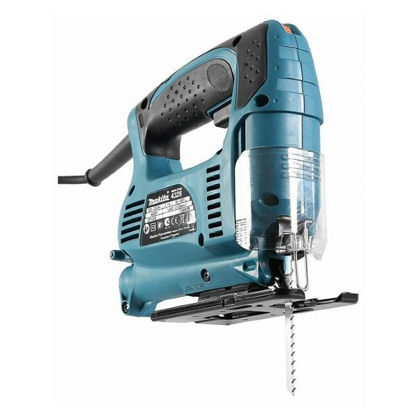 Лобзик Makita врук,450Вт,500-3100обм,ход-18мм,рез-65мм, 1.9кг,кор,маятн, стальная подошва — изображение 13