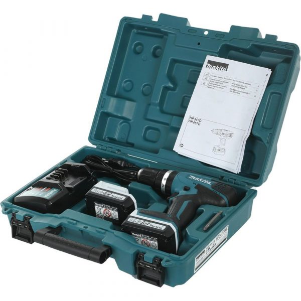 Дрель Makita ак(уд),14.4В,2х1.5АчLi-ion,БЗП-10мм,0-4001400обм, 3015Нм,1.5кг,чем,G-серия — изображение 18