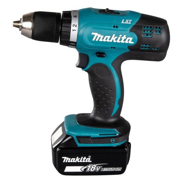 Дрель аккумуляторная Makita,18В,1х1.5АчLi-ion,БЗП-13мм,0-4001300обм,4227 Нм,1.8кг, Коробка — изображение 3