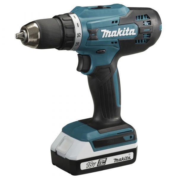 Дрель-шуруповерт аккумуляторная Makita G-серия 18В, 13мм, 42/24Нм (2х2.0Ач, з/у) — изображение 3