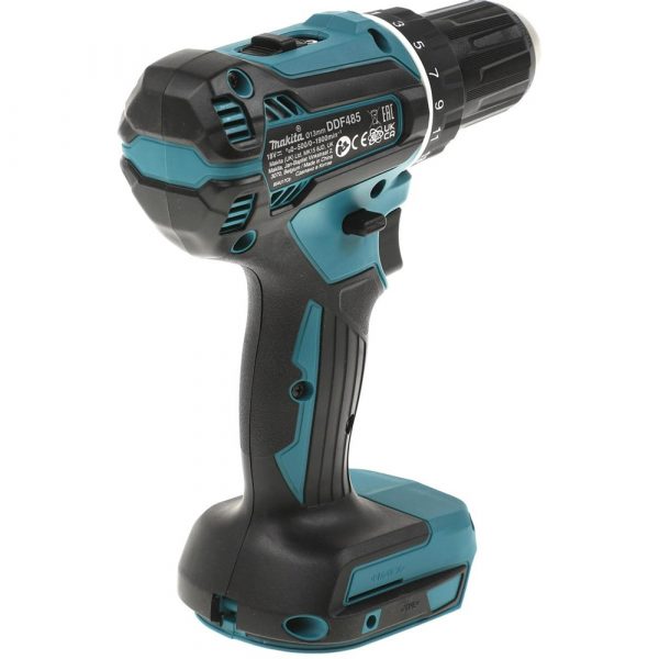 Дрель Makita  ак бщет,18В,Li-ion,БЗП-13мм, 0-5001900обм,5025Нм,1.7кг,кор,бакк и зу, — изображение 5