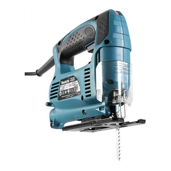 Лобзик Makita врук,450Вт,500-3100обм,ход-18мм,рез-65мм, 1.9кг,кор,маятн, стальная подошва — изображение 4