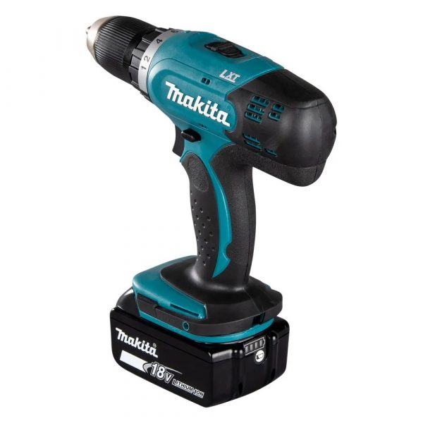 Дрель аккумуляторная Makita,18В,1х1.5АчLi-ion,БЗП-13мм,0-4001300обм,4227 Нм,1.8кг, Коробка — изображение 4