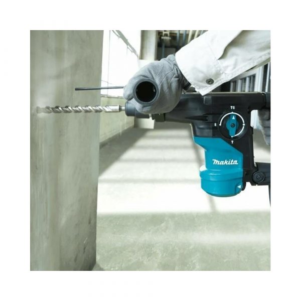 Перфоратор Makita SDS-plus,1050Вт,3реж,30мм,3,9Дж,0-840 об/мин, 0-4500 уд/мин, 4,5 кг, антивибр.ручка,подде — изображение 4