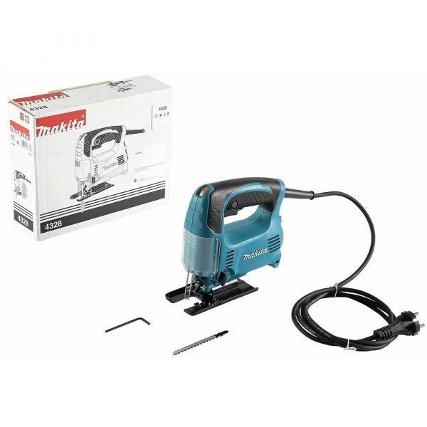 Лобзик Makita врук,450Вт,500-3100обм,ход-18мм,рез-65мм, 1.9кг,кор,маятн, стальная подошва — изображение 5