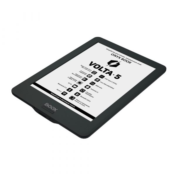 Электронная книга ONYX BOOX VOLTA 5 (чёрная, Carta 1200, Android 11, MOON Light 2, Wi-Fi 5, BT, 32 ГБ) — изображение 5