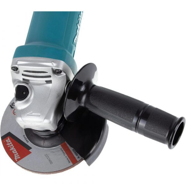 УШМ Makita, ф125мм,720Вт,11000обм,1.9кг,кор,Курковый Выключатель, шлиф диск — изображение 8