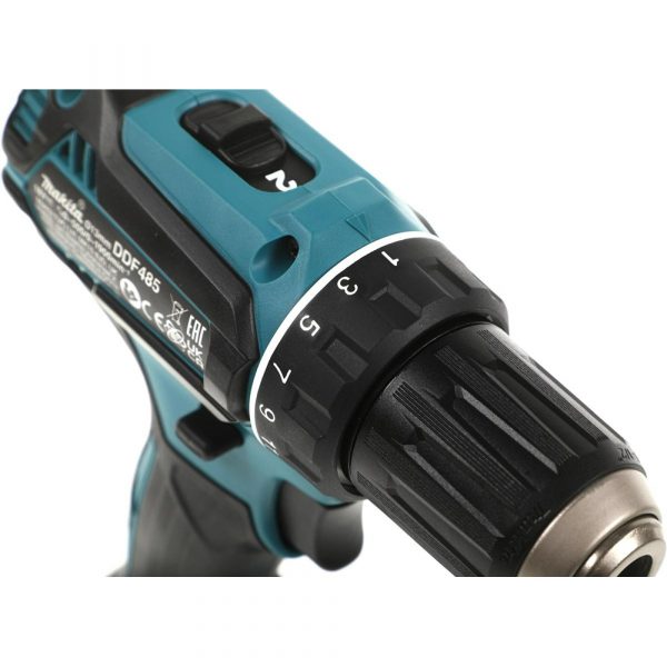 Дрель Makita  ак бщет,18В,Li-ion,БЗП-13мм, 0-5001900обм,5025Нм,1.7кг,кор,бакк и зу, — изображение 9
