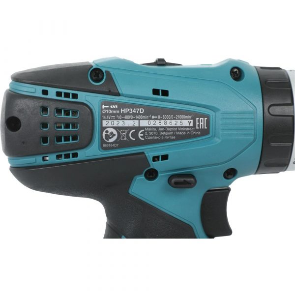 Дрель Makita ак(уд),14.4В,2х1.5АчLi-ion,БЗП-10мм,0-4001400обм, 3015Нм,1.5кг,чем,G-серия — изображение 8