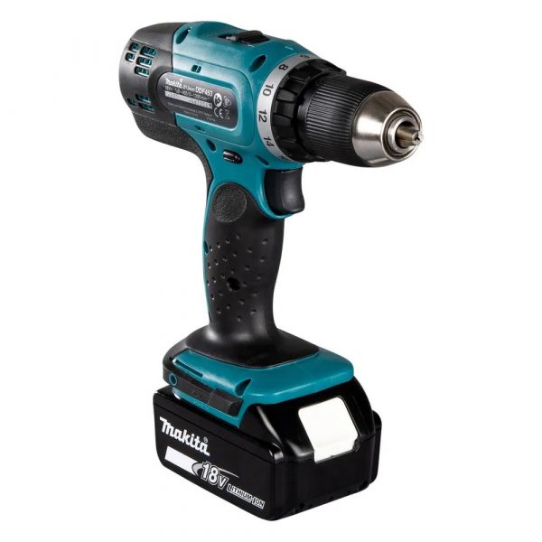 Дрель аккумуляторная Makita,18В,1х1.5АчLi-ion,БЗП-13мм,0-4001300обм,4227 Нм,1.8кг, Коробка — изображение 8