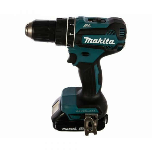 Дрель Makita ак(уд) бщет,18В,2х1,5 АчLi-ion,БЗП-13мм, 0-5001900обм,5025Нм,1.7кг, кейс — изображение 8