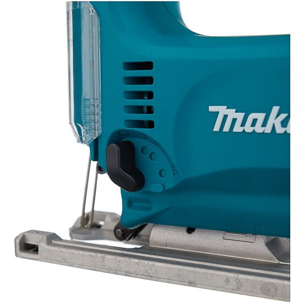 Лобзик Makita врук,450Вт,500-3100обм,ход-18мм,рез-65мм, 1.9кг,кор,маятн,Al подошва — изображение 7