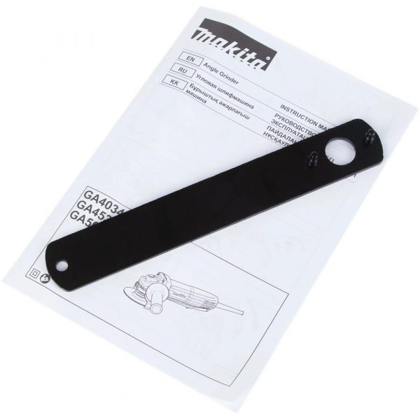 УШМ Makita, ф125мм,720Вт,11000обм,1.9кг,кор,Курковый Выключатель, шлиф диск — изображение 9