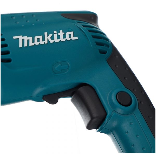 Makita Дрель,450Вт,БЗП-10мм,0-3000обм,1.2кг,кор — изображение 9