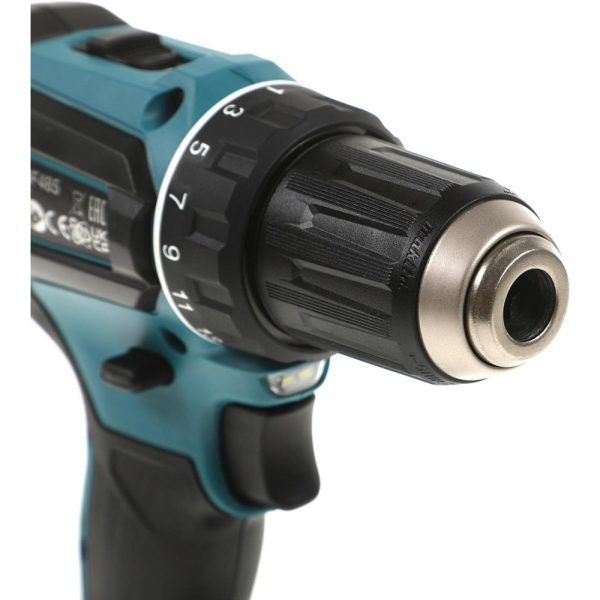 Дрель Makita  ак бщет,18В,Li-ion,БЗП-13мм, 0-5001900обм,5025Нм,1.7кг,кор,бакк и зу, — изображение 10