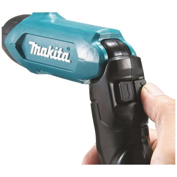 Отвертка аккумуляторная Makita 3.6В, Встроенный аккумулятор, 220 обм,4.5Нм,6-ти гран14",0.4кг,подсветка, Набор Аксесс — изображение 9