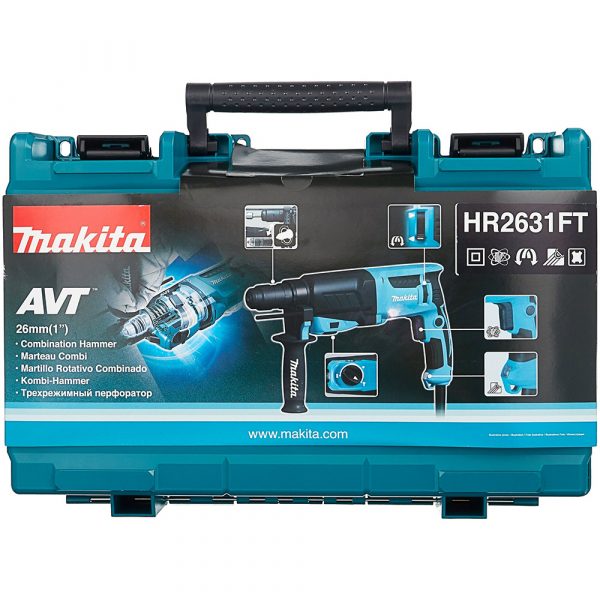 Перфоратор Makita, SDS+,800Вт,3реж,2.7Дж,0-4600ум,3.1кг, чем,подсветка,бсъемный патрон,АВТ — изображение 9