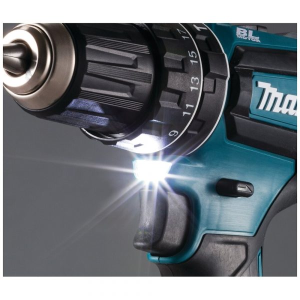 Дрель Makita ак(уд) бщет,18В,2х1,5 АчLi-ion,БЗП-13мм, 0-5001900обм,5025Нм,1.7кг, кейс — изображение 10