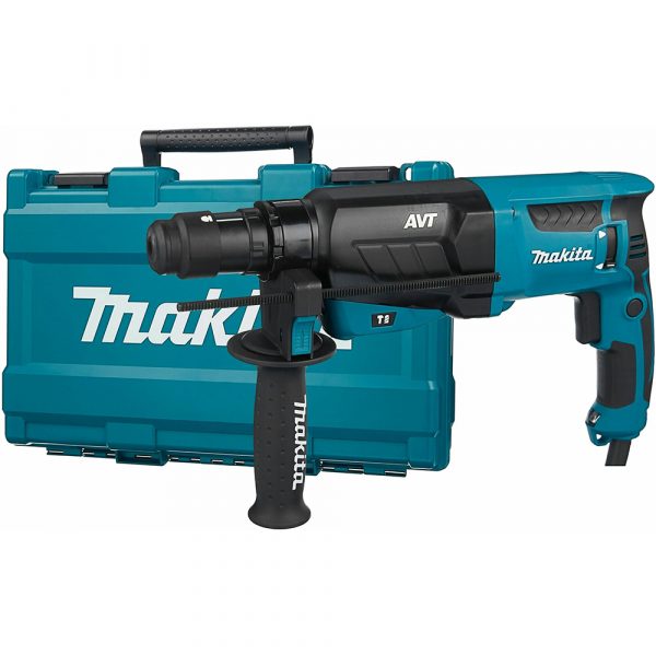 Перфоратор Makita, SDS+,800Вт,3реж,2.7Дж,0-4600ум,3.1кг, чем,подсветка,бсъемный патрон,АВТ — изображение 10