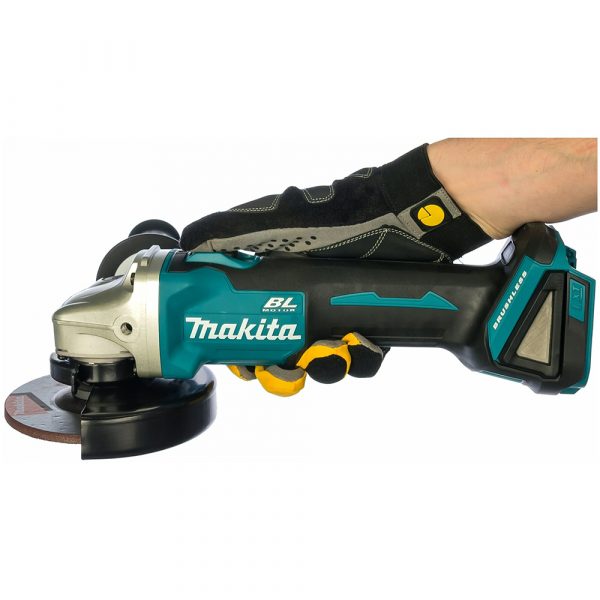 Makita УШМ акк,бщет,ф125мм,18В,Li-ion,8500обм,2.5кг,кор,бакк и зу — изображение 10