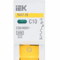 IEK KARAT Автоматический выключатель ВА47-29 1P C 10А 4,5кА IEK 6 шт