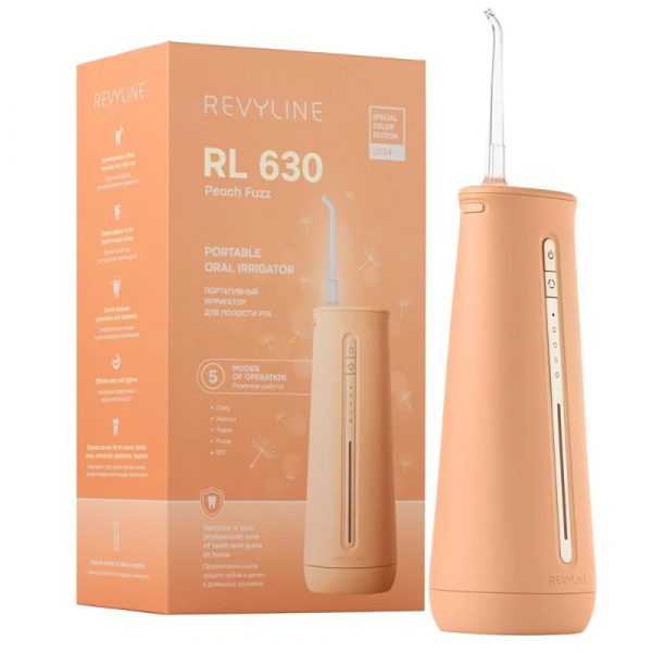Ирригатор портативный Revyline RL 630 Peach Fuzz