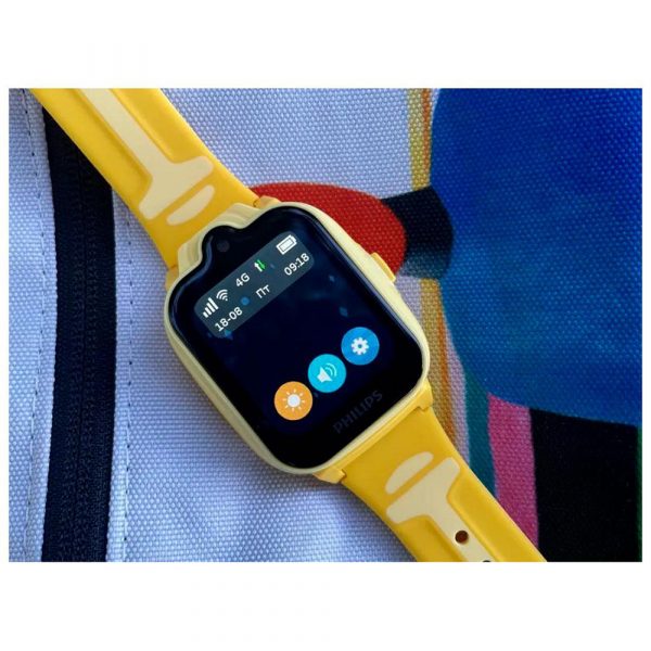 Смарт-часы Philips Kids W6610 1.69" IPS корп.желтый рем.желтый (CTW6610YL/00) — изображение 11