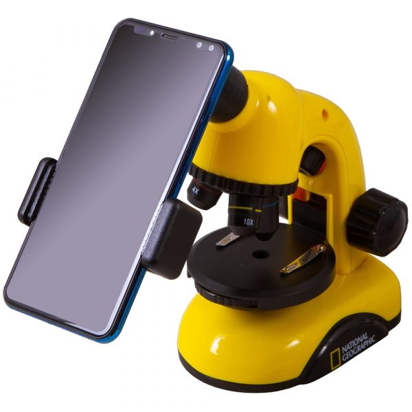 Микроскоп Bresser National Geographic 40x-800x. Цвет: желто-черный — изображение 9
