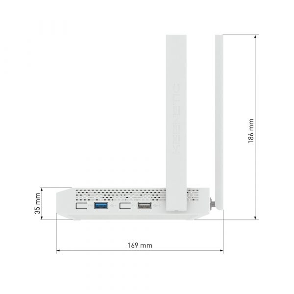 Роутер беспроводной Keenetic Ultra (KN-1811) AX3200 10/100/1000/2500BASE-TX/4G ready серый — изображение 12