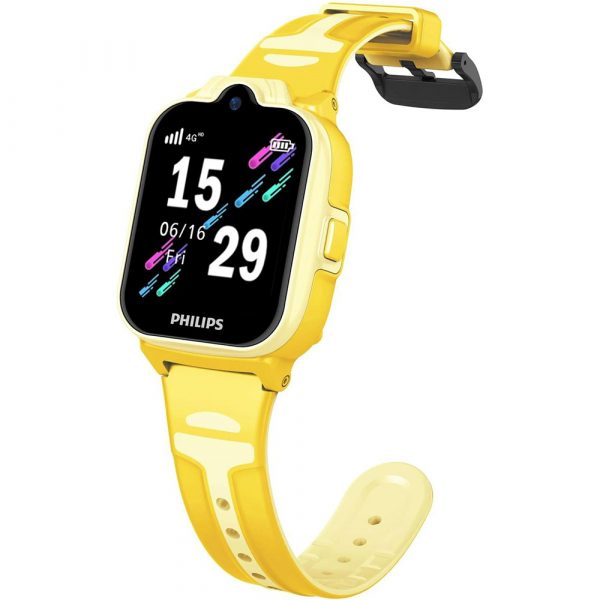 Смарт-часы Philips Kids W6610 1.69" IPS корп.желтый рем.желтый (CTW6610YL/00) — изображение 3