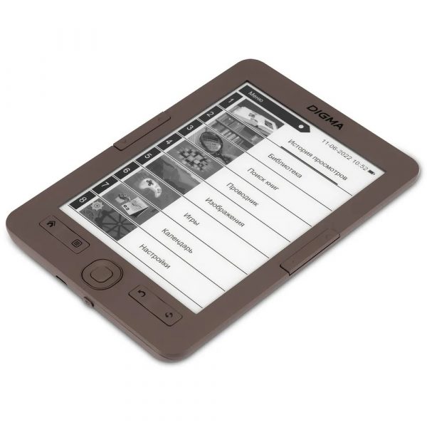 Электронная книга Digma E60C 6" E-ink HD Pearl 600MHz/4Gb  коричневый — изображение 5