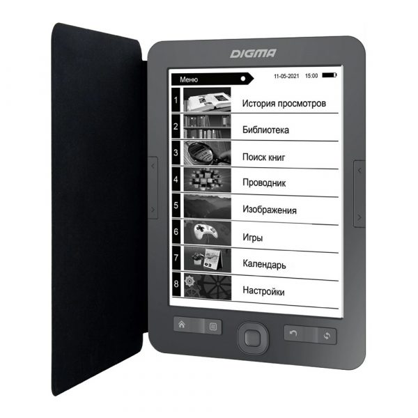 Электронная книга Digma M2 6" E-ink HD Pearl 128Mb/4Gb тёмно-серый — изображение 7