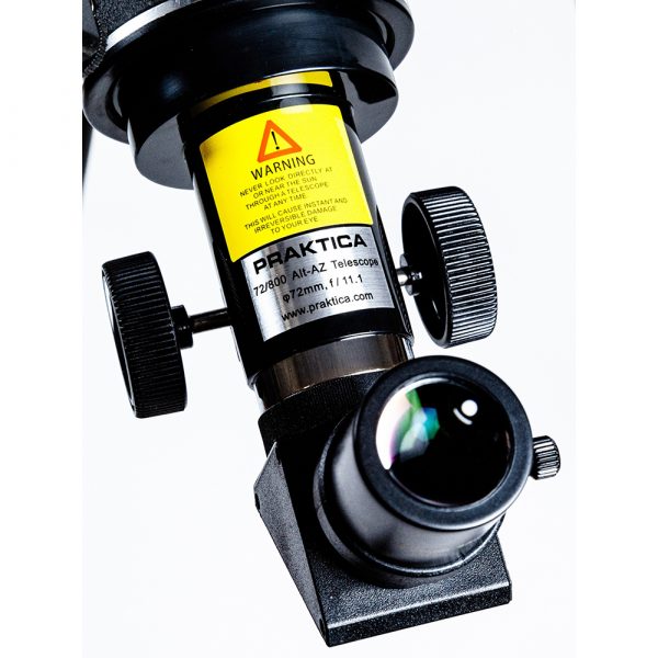 Телескоп Praktica Deneb 72/800, искатель red dot, адаптер для смартфона. Цвет черный — изображение 9