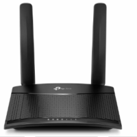 Роутер беспроводной TP-Link TL-MR100 N300 10/100BASE-TX/4G cat.4 черный