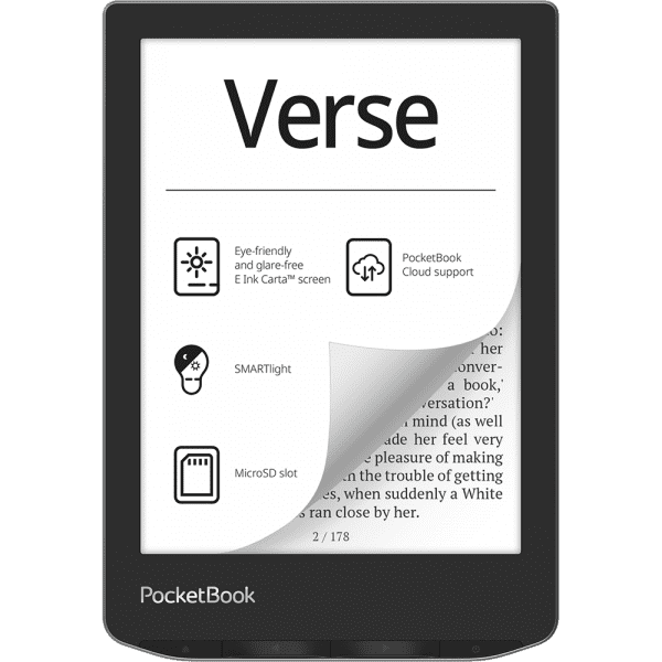 Книга электронная PocketBook 629 Verse Mist Grey (PB629-M-WW)
