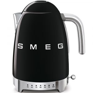 Чайник электрический с регулируемой температурой, черный SMEG KLF04BLEU