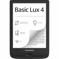 Книга электронная PocketBook 618 Basic Lux 4 Ink Black (черный) (PB618-P-WW)