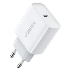 Зарядное устройство UGREEN CD137 (60450) Fast Charging Power Adapter With PD 20W EU. Цвет: белый