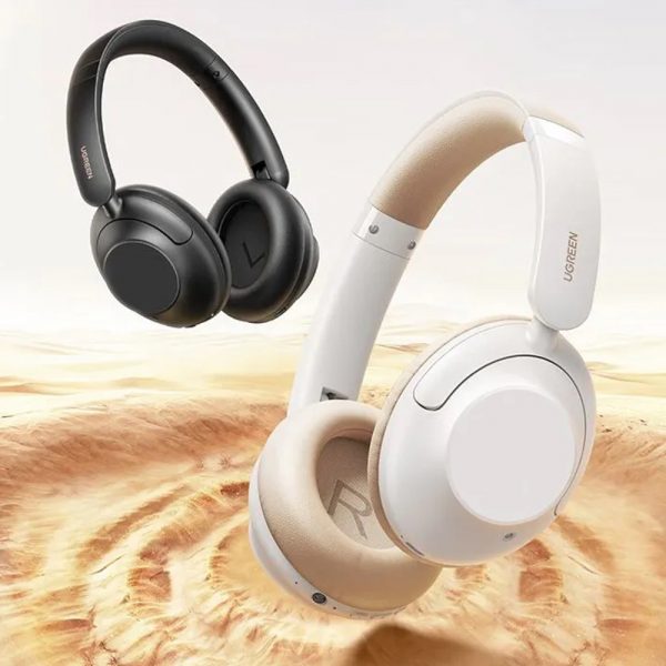Наушники накладные беспроводные UGREEN HP202 (25255) HiTune Max 5 Hybrid Active Noise-Cancelling Headphones. Цвет: черный — изображение 10