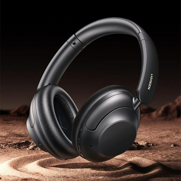 Наушники накладные беспроводные UGREEN HP202 (25255) HiTune Max 5 Hybrid Active Noise-Cancelling Headphones. Цвет: черный — изображение 11