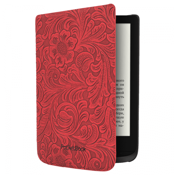 Обложка для электронной книги PocketBook HPUC-632-R-F, узор, красный — изображение 4