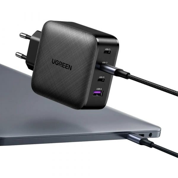 Сетевое зарядное устройство UGREEN CD224 черный — изображение 4