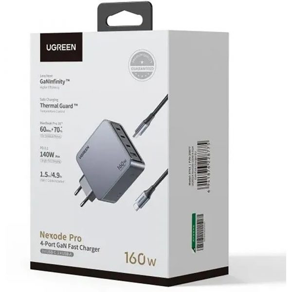 Зарядное устройство UGREEN X763 серый — изображение 4
